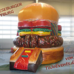 Hüpfburg Cheeseburger