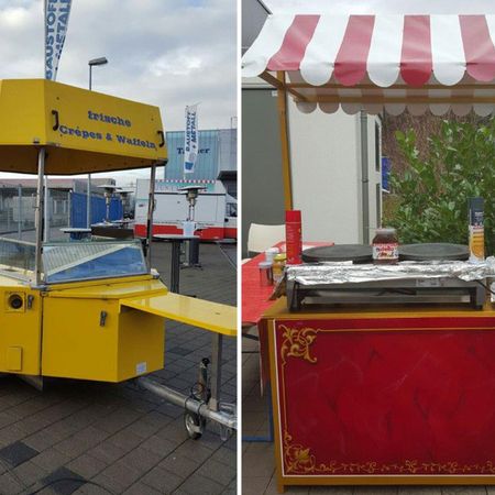 Stände und Wagen für den Crêpe-Maker
