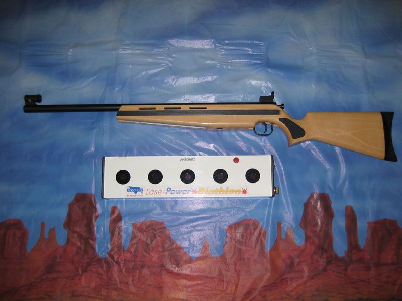 Lasergewehr auf einem Hintergrund