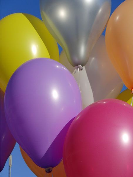 Verschiedene bunte Luftballons