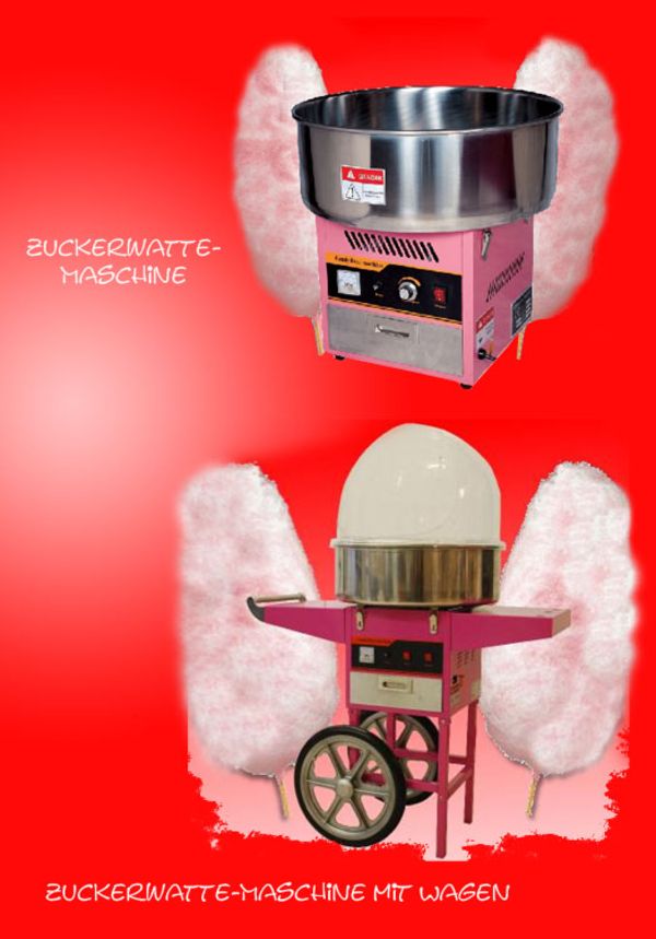 Zuckerwattenmaschine mit oder ohne Wagen