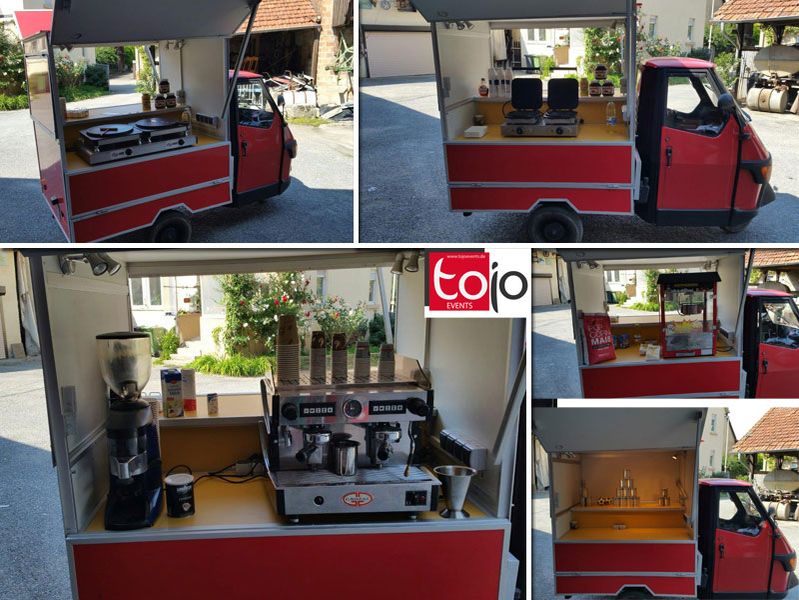 Foodtruck Piaggio Ape