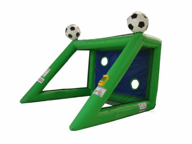 Aufblasbare Torwand in Grün