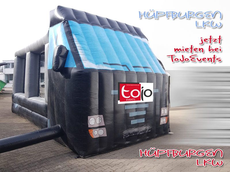 Hüpfburg in Form eines LKW´s