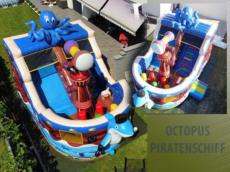 Oktopus Piratenschiff